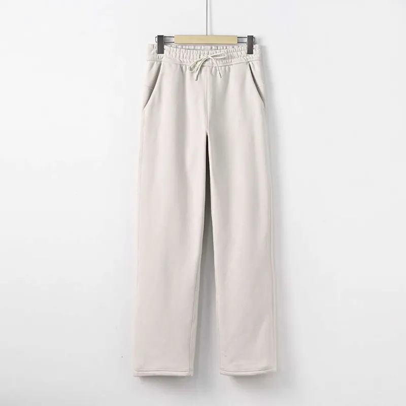 Pantalones de algodón de algodón de algodón de algodón de patas de lana