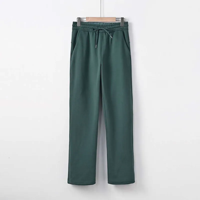 Pantalones de algodón de algodón de algodón de algodón de patas de lana