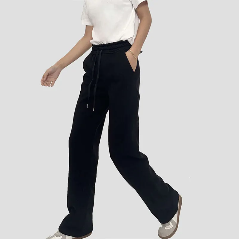 Pantalones de algodón de algodón de algodón de algodón de patas de lana