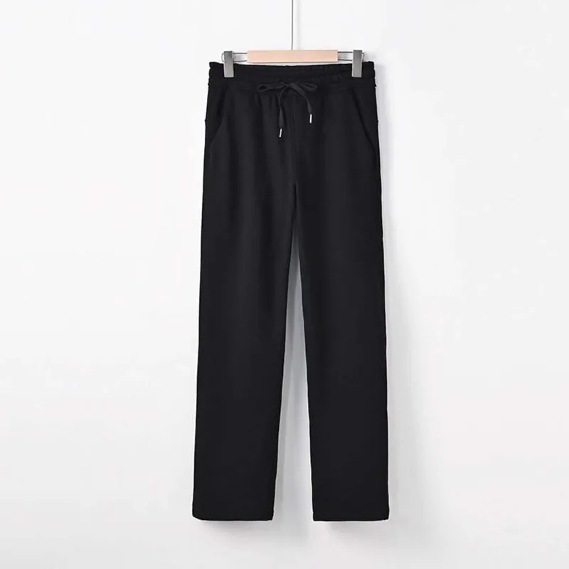 Pantalones de algodón de algodón de algodón de algodón de patas de lana