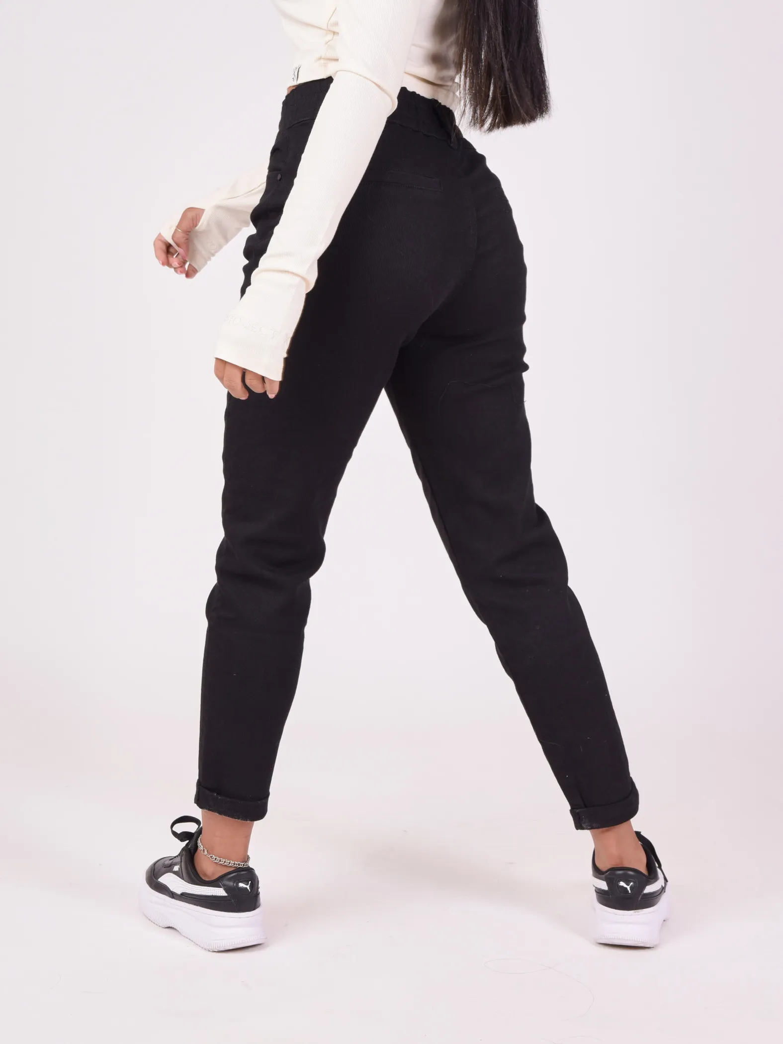 Pantalones de bolsa de papel