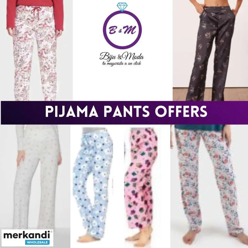 Pantalones de Pijama de Algodón al por Mayor | Diseños Surtidos