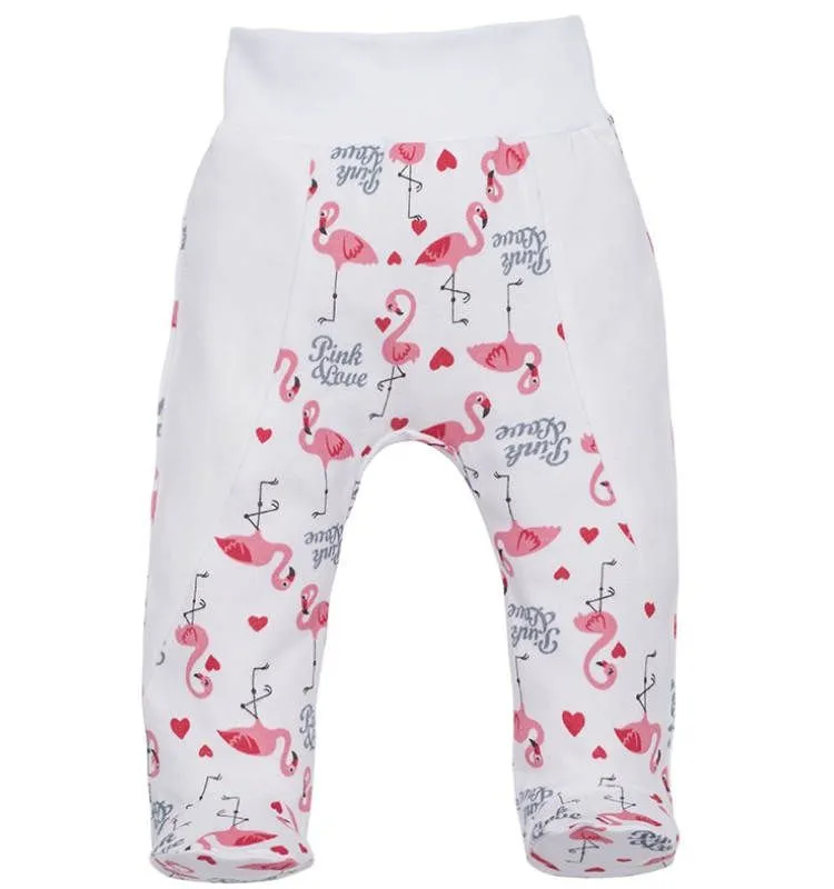 Pantalón con pies de niña colección Flamingo