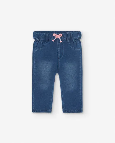 Pantalón Denim Para Bebé Niña LOSAN