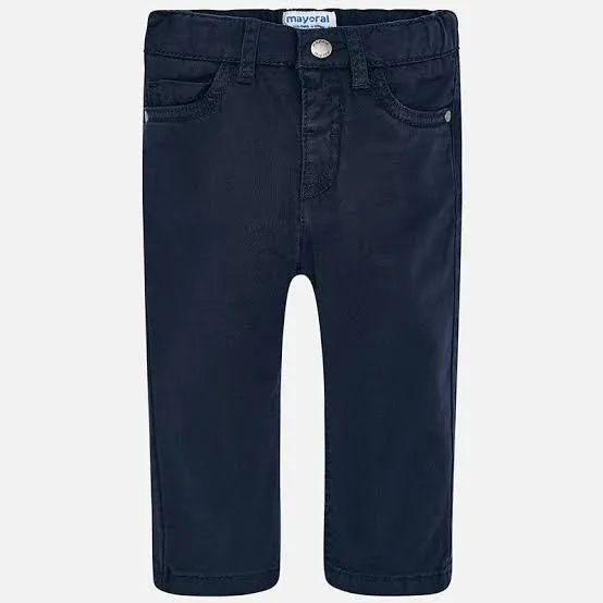 Pantalón Marino Básico Corte Regular Fit Para Bebé Niño Mayoral