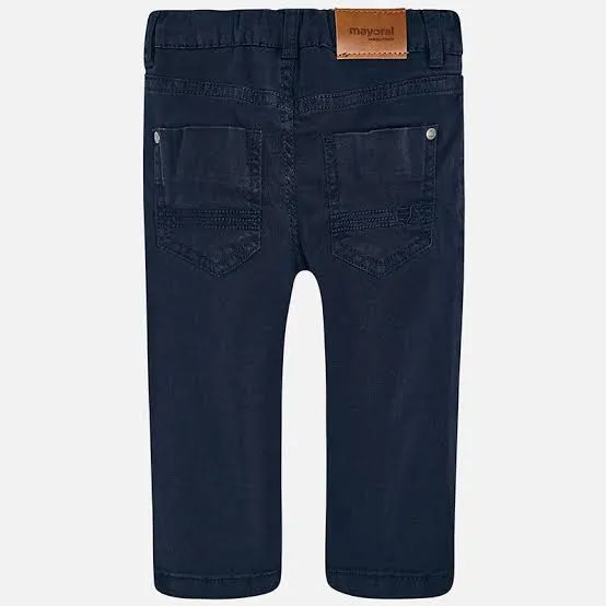 Pantalón Marino Básico Corte Regular Fit Para Bebé Niño Mayoral