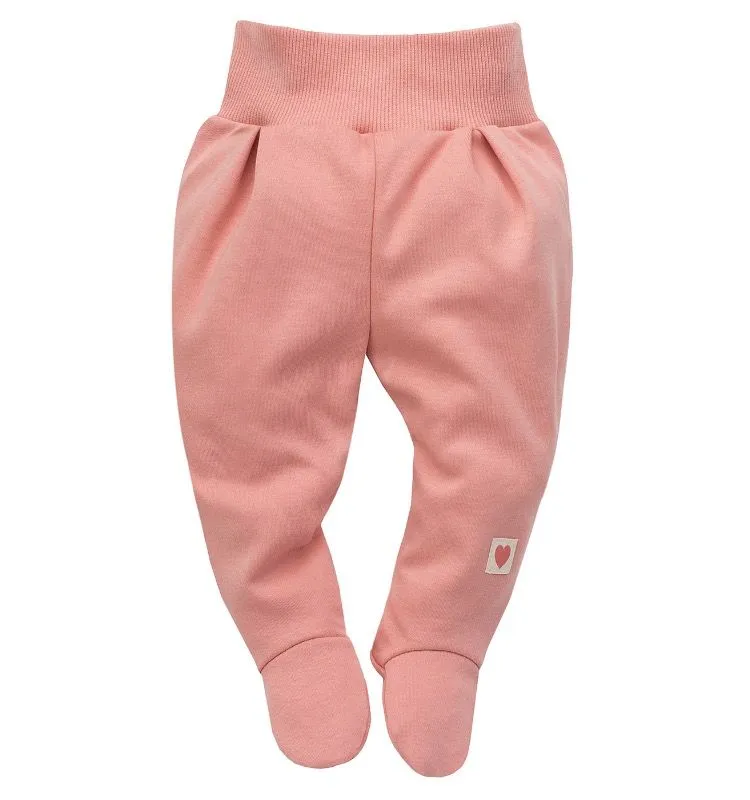 Pantalón rosa con pies para niña colección Spring Light
