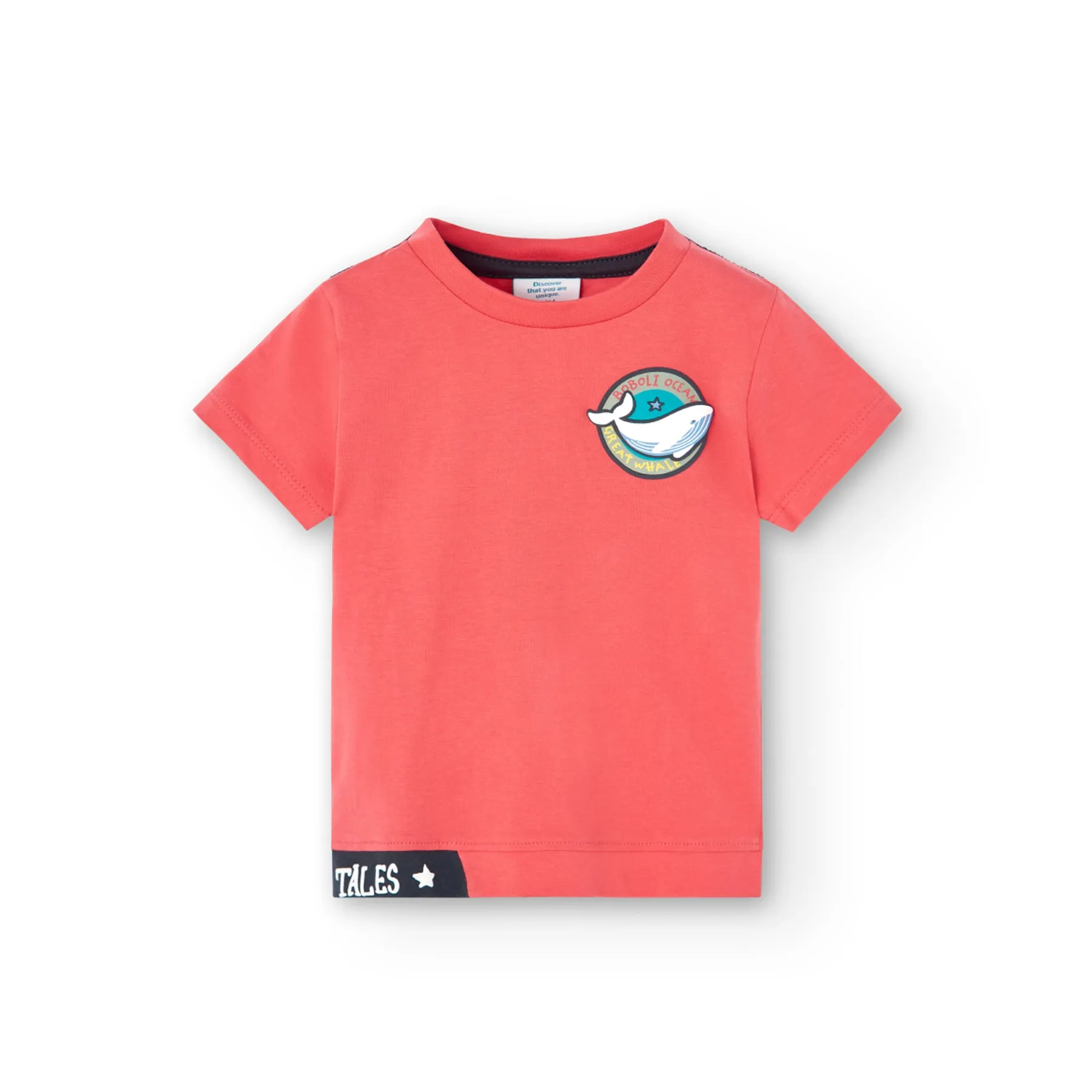 Playera De Punto “Whale” Para Niño BOBOLI