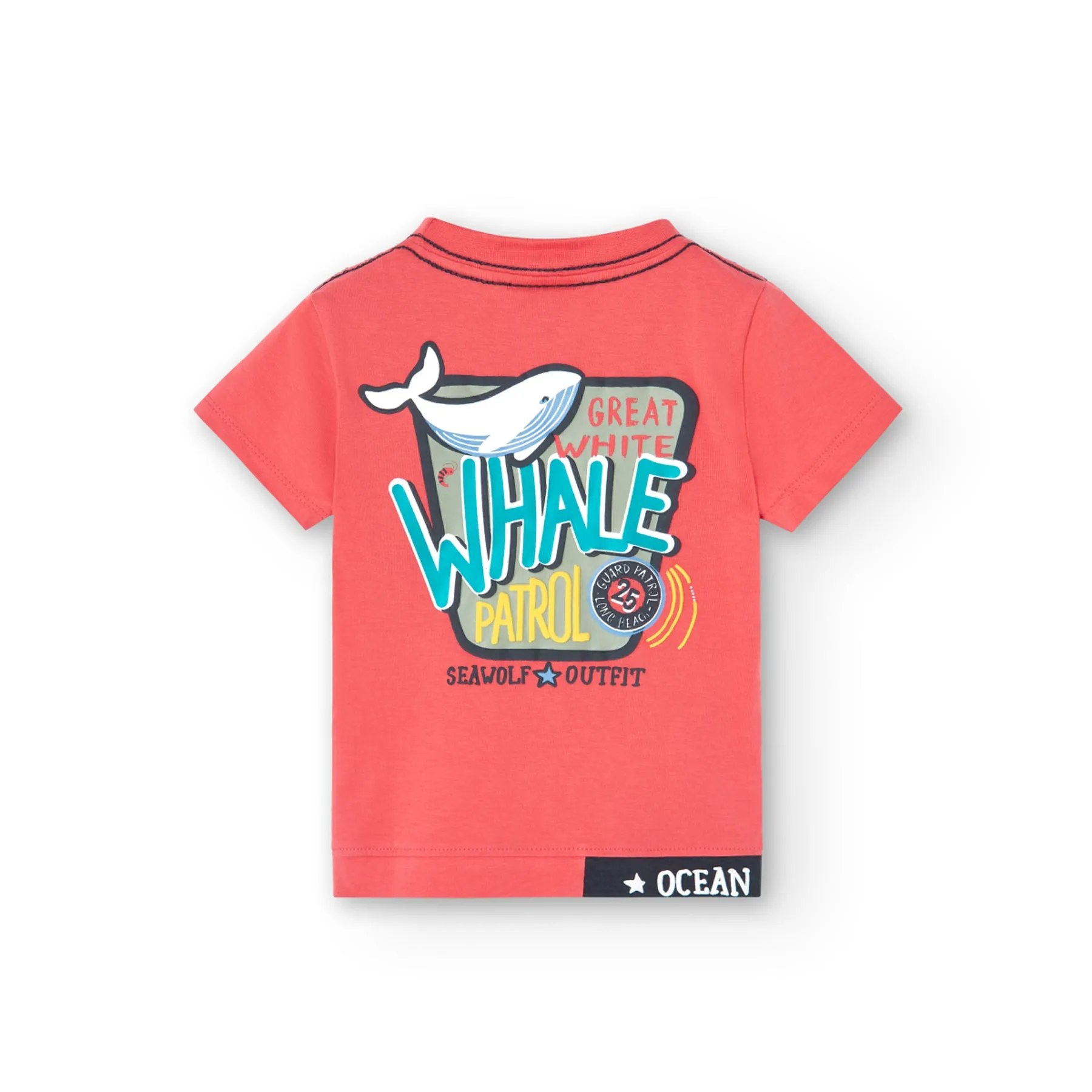 Playera De Punto “Whale” Para Niño BOBOLI