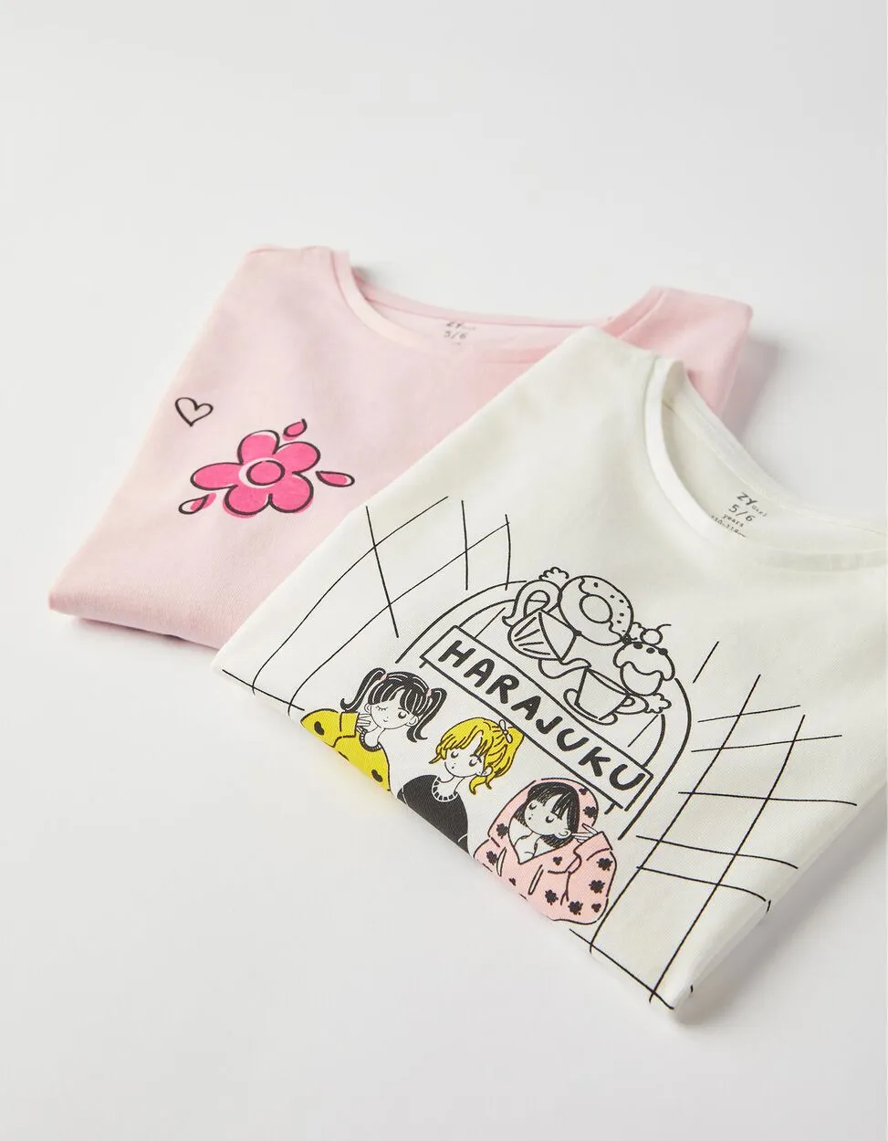 Playera manga larga 2 piezas 