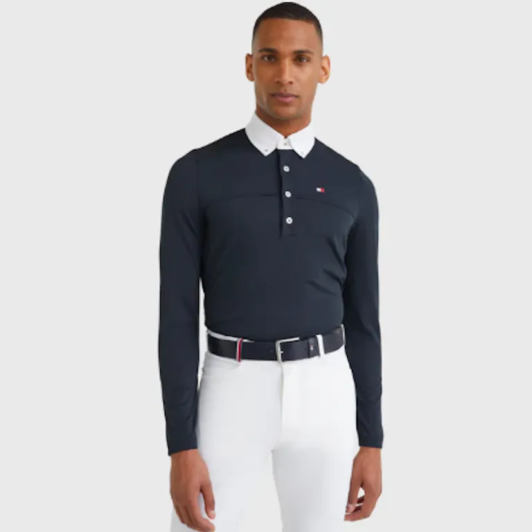 Polo Concurso Hombre Tommy Hilfiger Manga Larga
