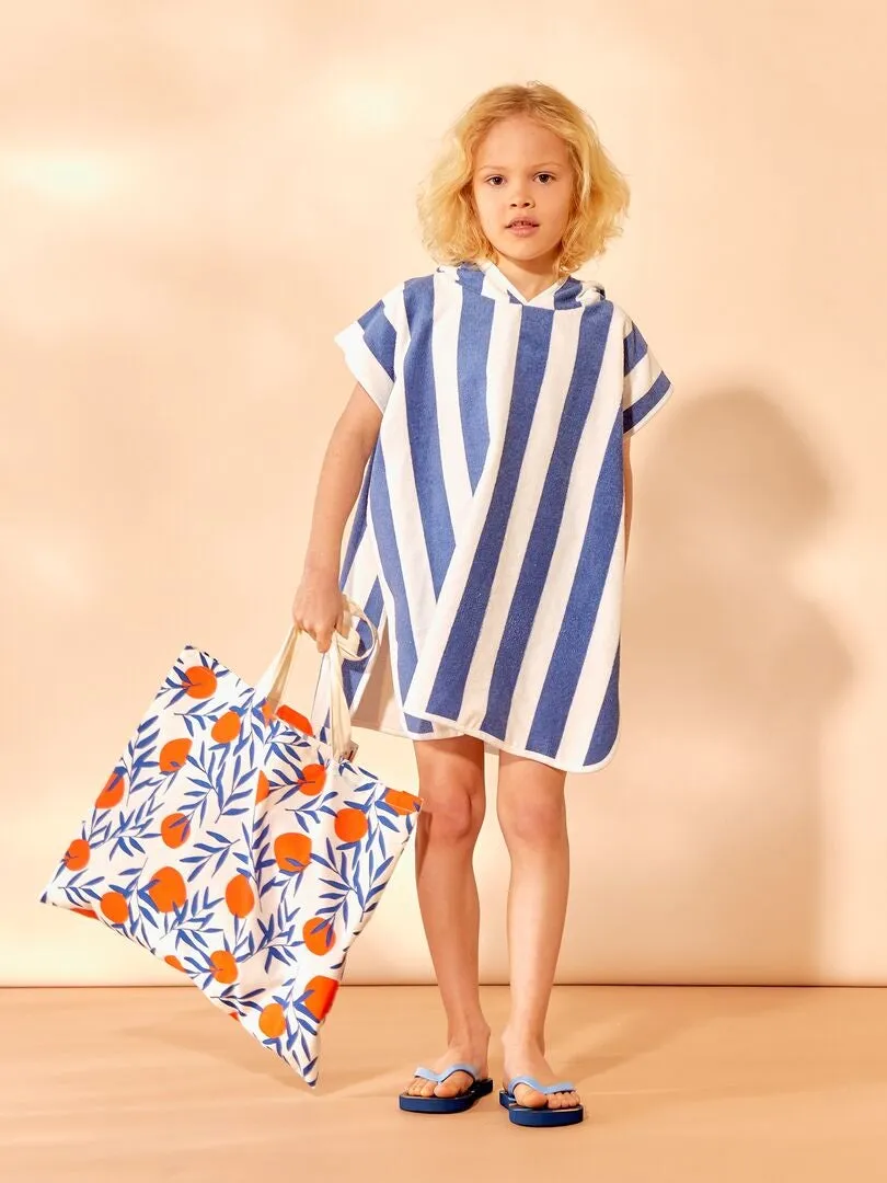 PONCHO DE BAñO  AZUL