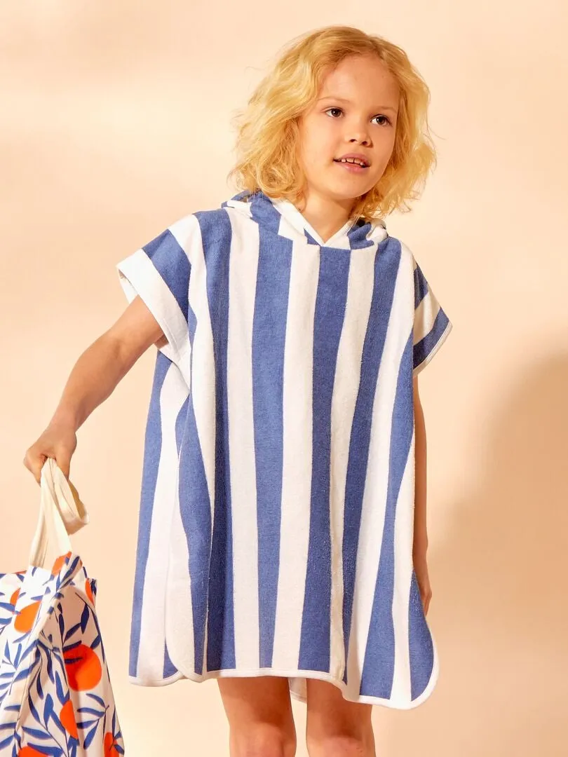 PONCHO DE BAñO  AZUL