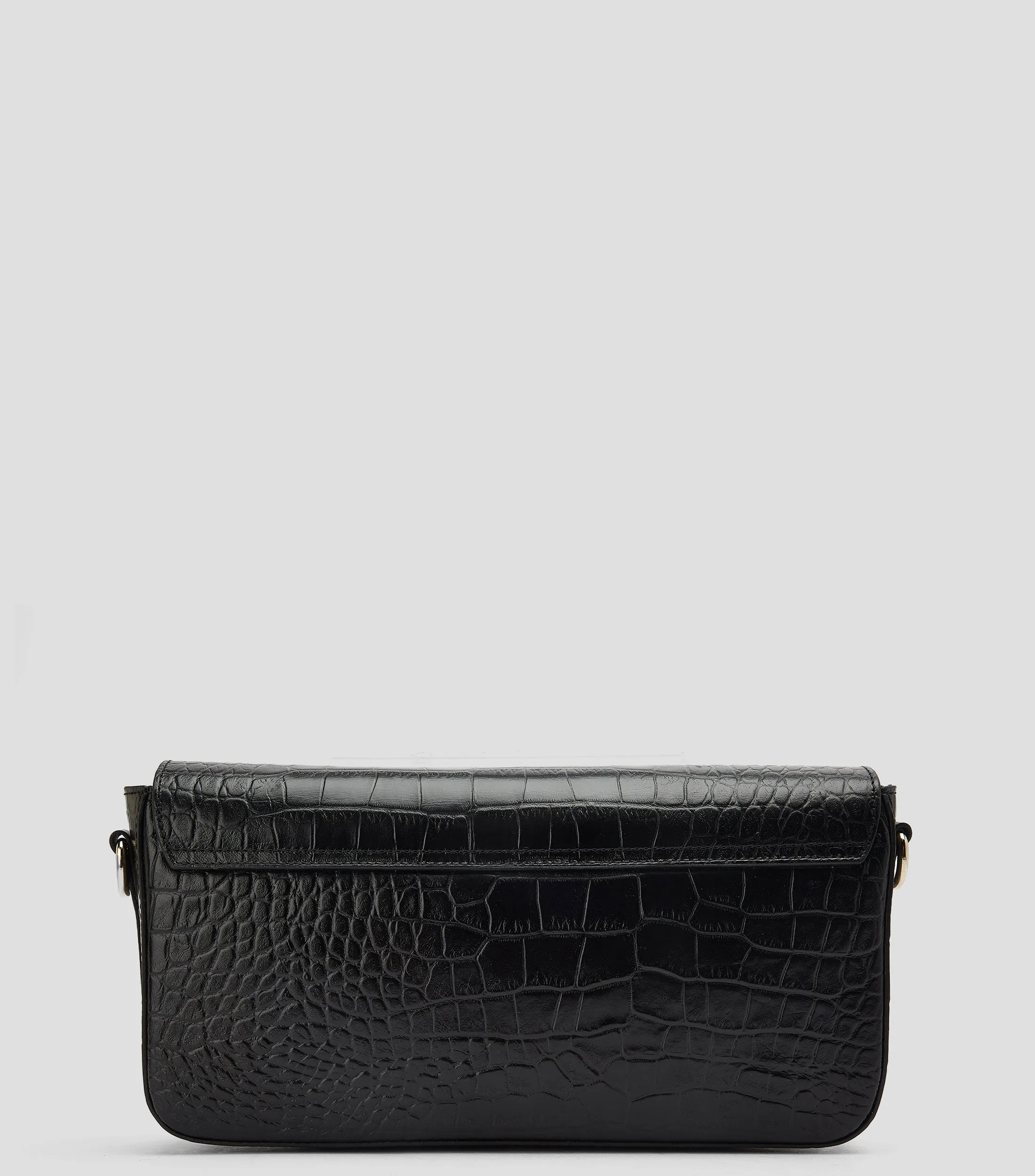 Roberto Verino Bolso shoulder en piel Negro Miranda Animalskin Mujer