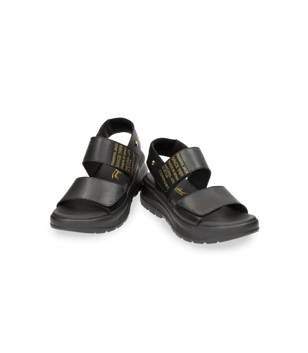 Sandalia para mujer con cierres de velcro