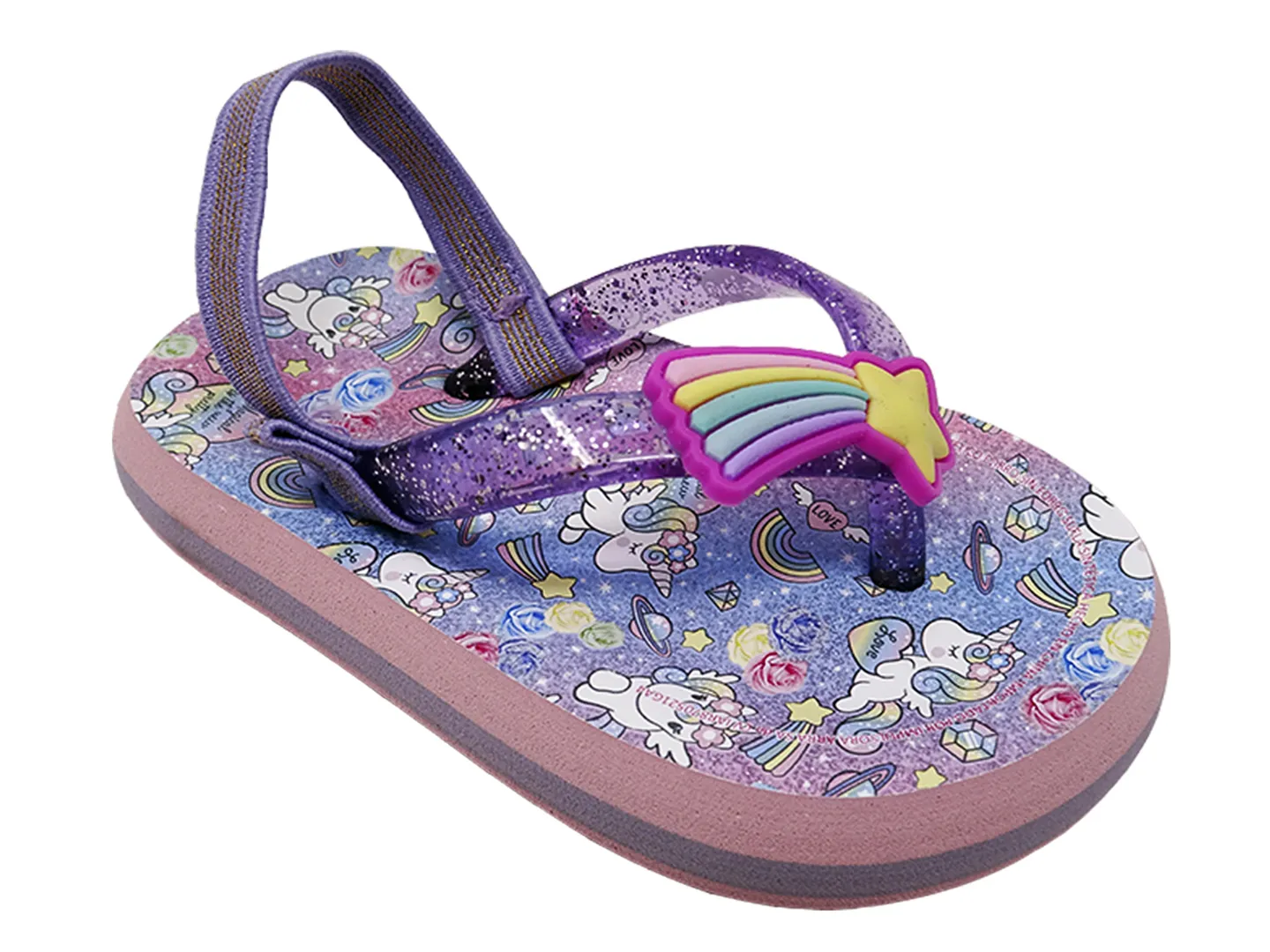 Sandalias Arra Unicornio Para Niña