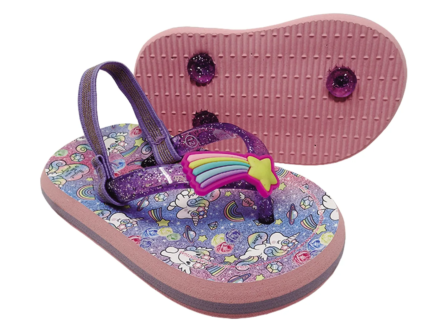 Sandalias Arra Unicornio Para Niña