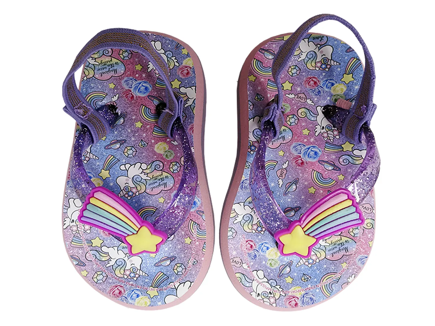 Sandalias Arra Unicornio Para Niña