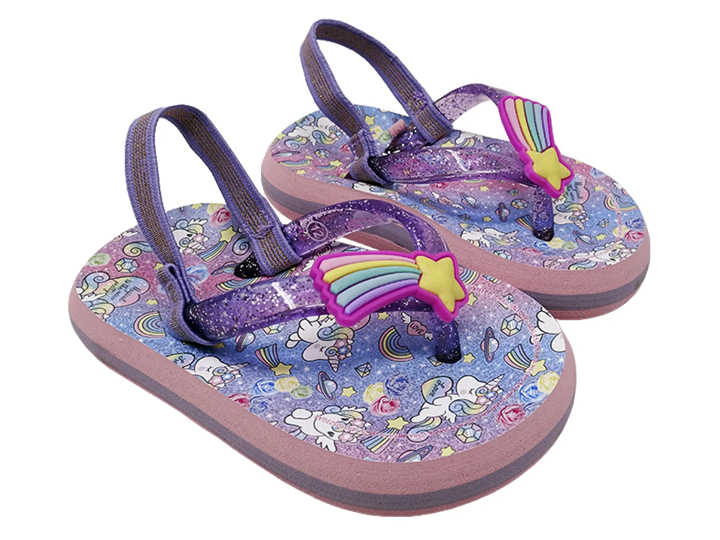 Sandalias Arra Unicornio Para Niña