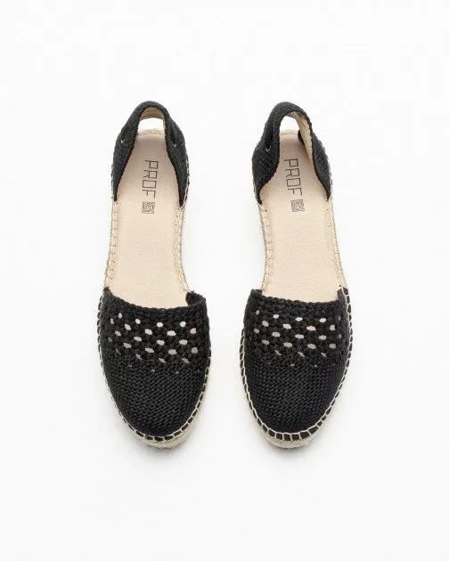 Sandalias con cuña PROF Java 59 Negro