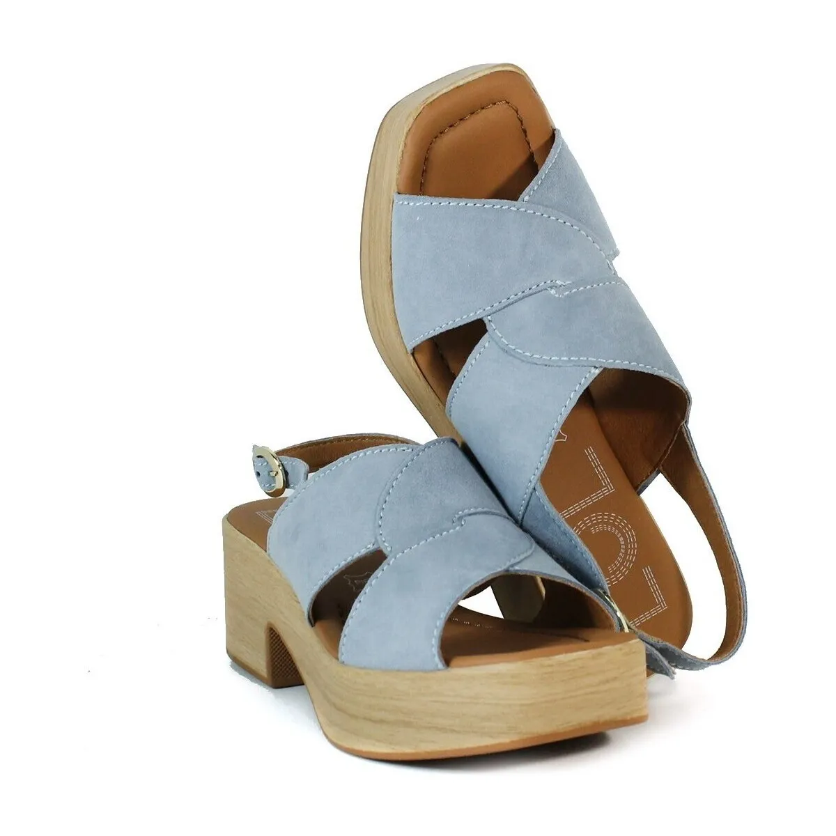 SANDALIAS DE PLATAFORMA LOL KALESSHI CELESTE