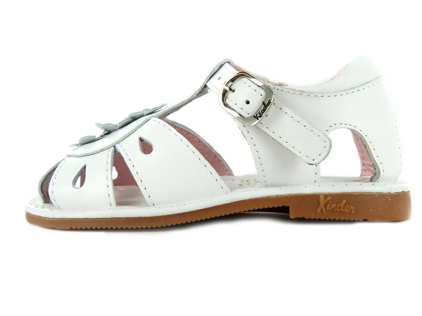 Sandalias Kinder 6974 Blanco Para Niña