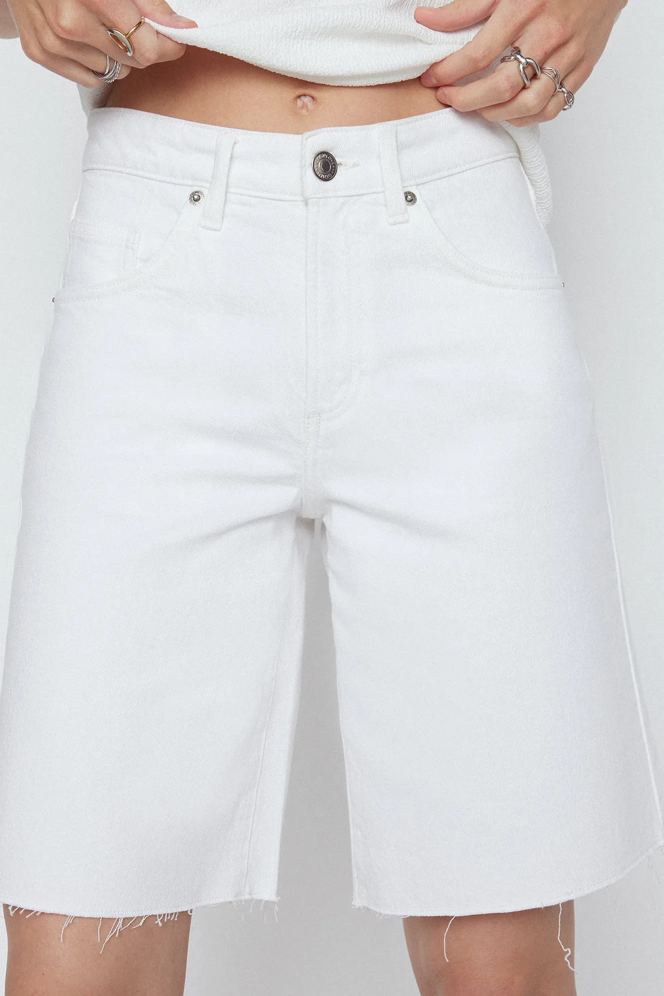 Slowlove Bermuda vaquera fit relaxed