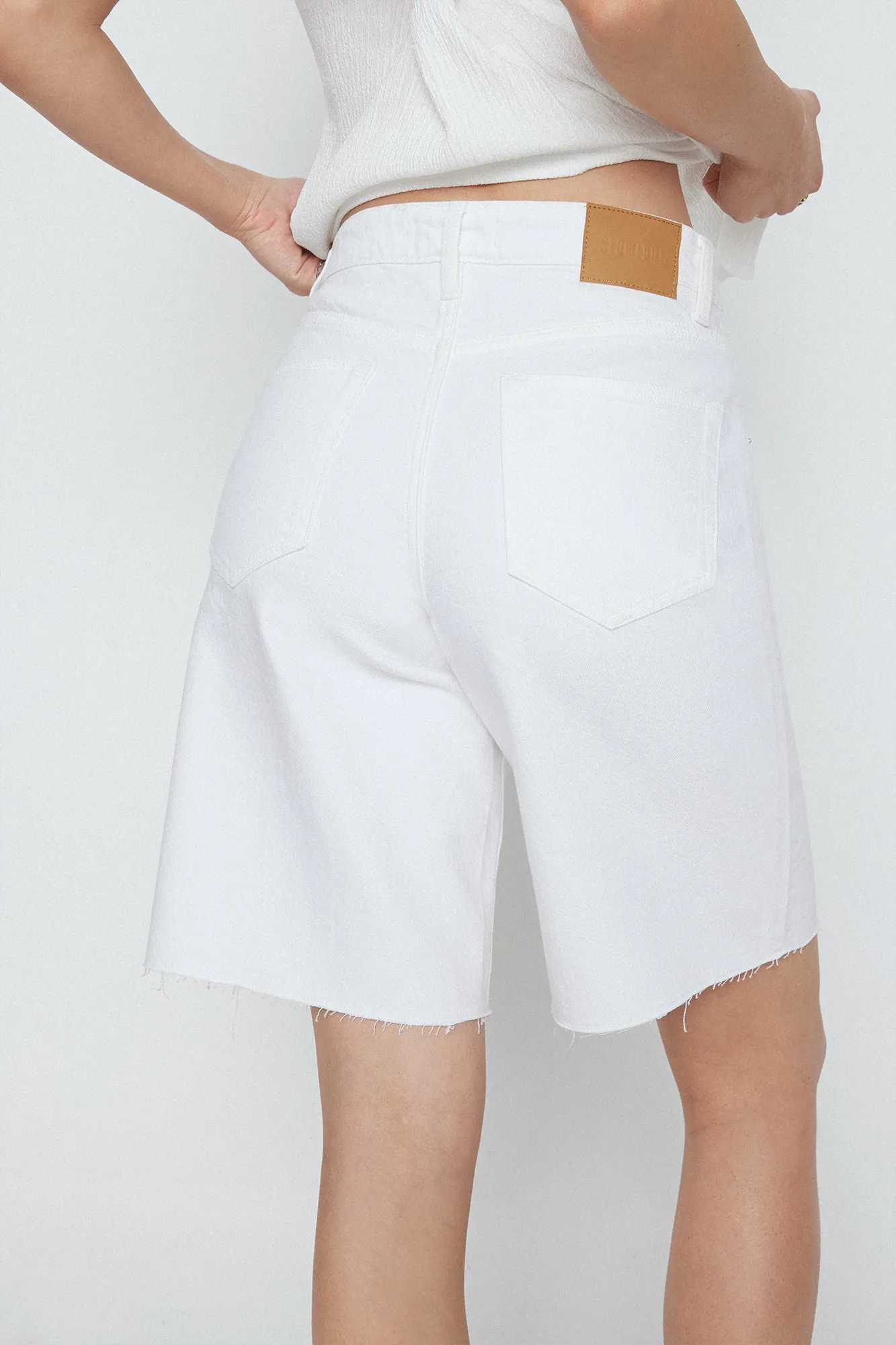 Slowlove Bermuda vaquera fit relaxed