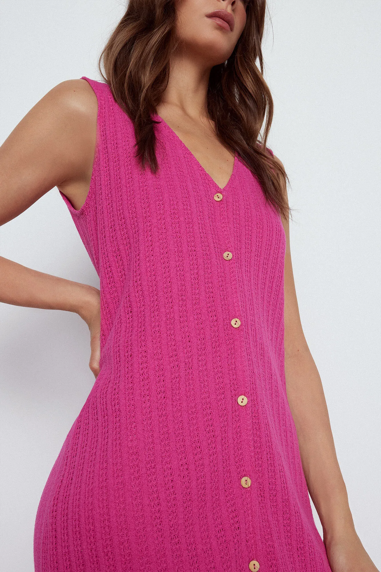 Slowlove Vestido corto elástico