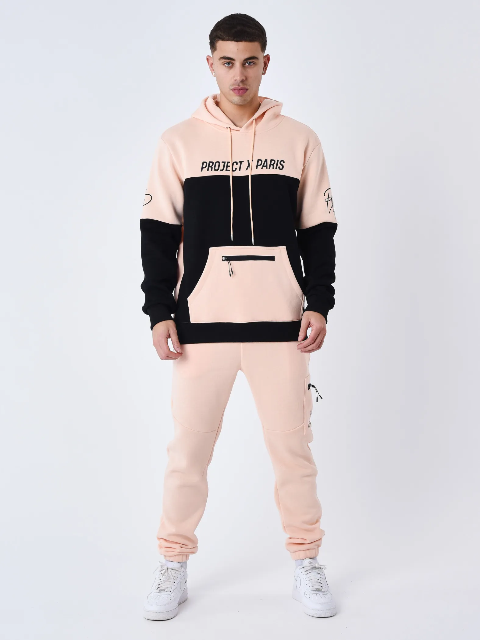 Sudadera con capucha Colourblock