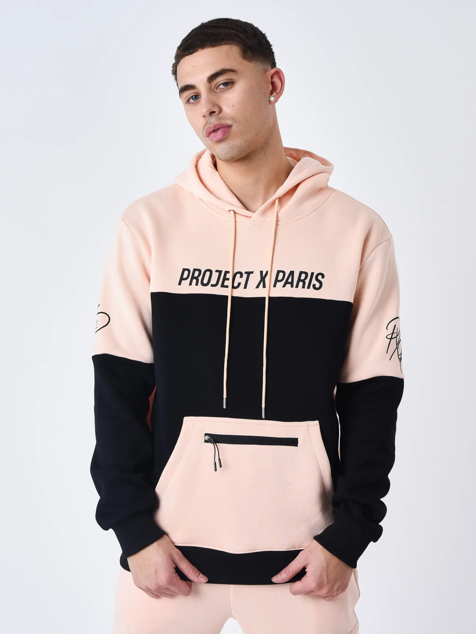Sudadera con capucha Colourblock