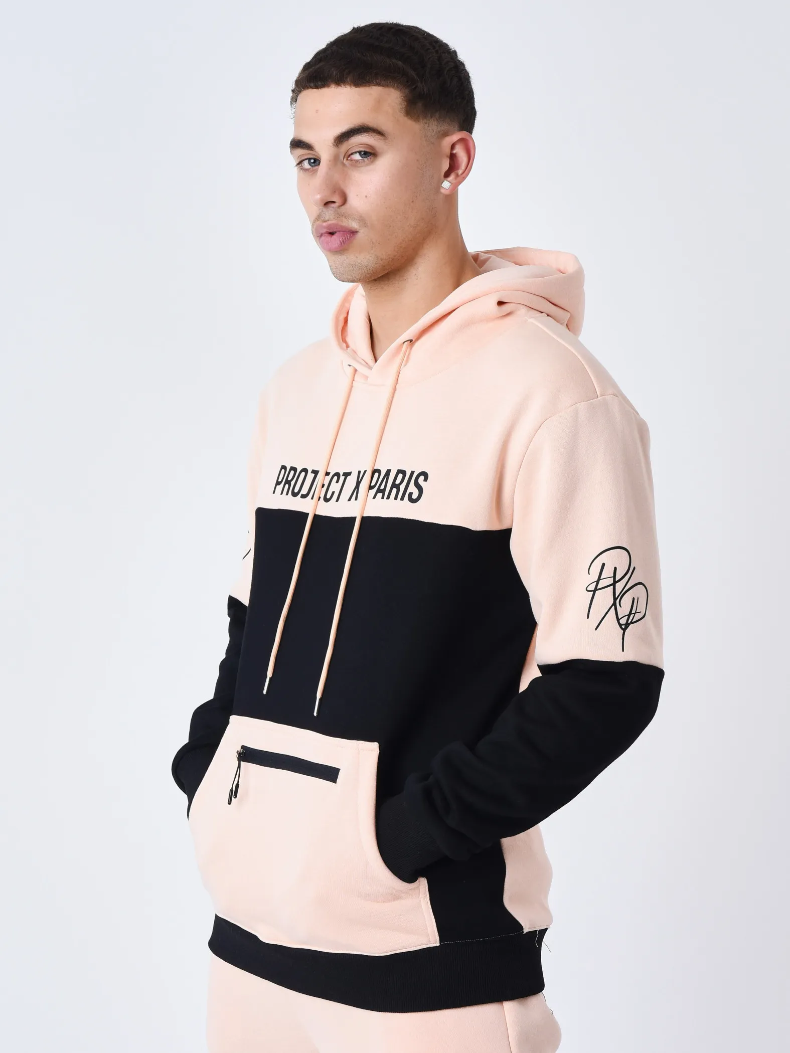 Sudadera con capucha Colourblock