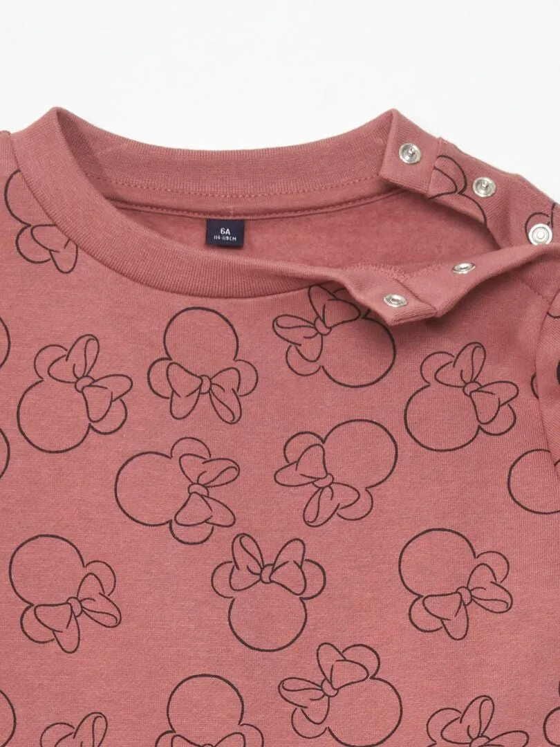 SUDADERA DE FELPA 'MINNIE'   SO EASY  BLANCO