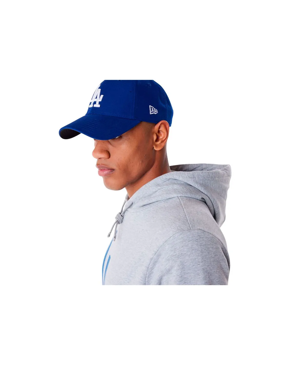 Sudadera New Era MLB Regular LA Dodgers Gris Hombre
