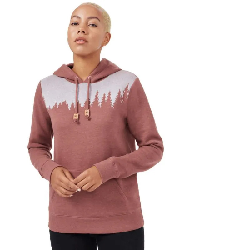 Tentree Juniper Hoodie (Mesa Red Heather) Mujer