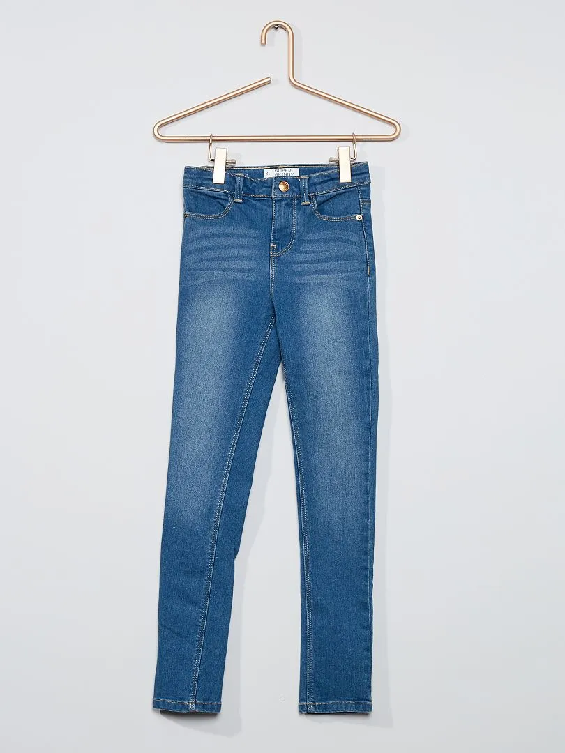 VAQUERO SUPER SKINNY  CORTE MáS AJUSTADO  AZUL