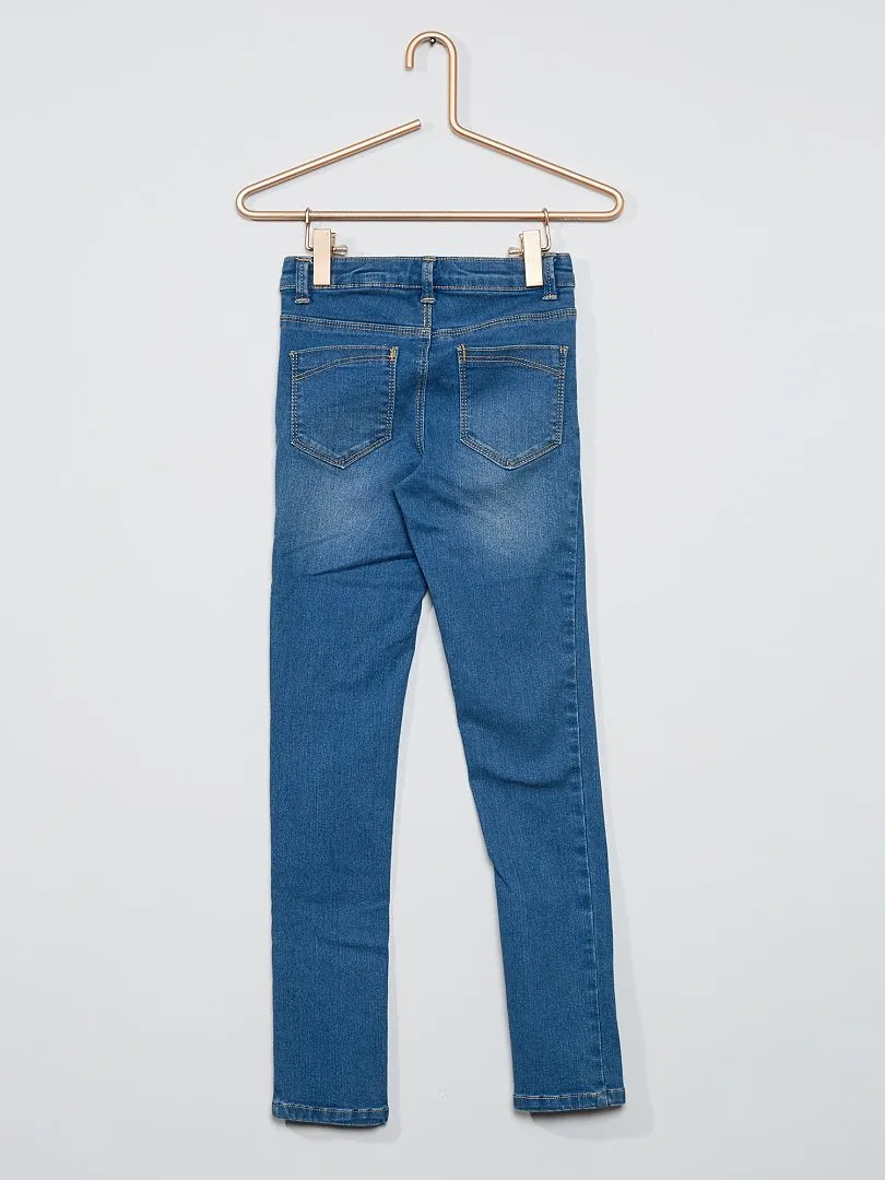 VAQUERO SUPER SKINNY  CORTE MáS AJUSTADO  AZUL