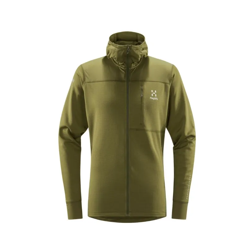 Vellón HAGLÖFS L.I.M Mid Multi Hood para hombre (verde oliva)