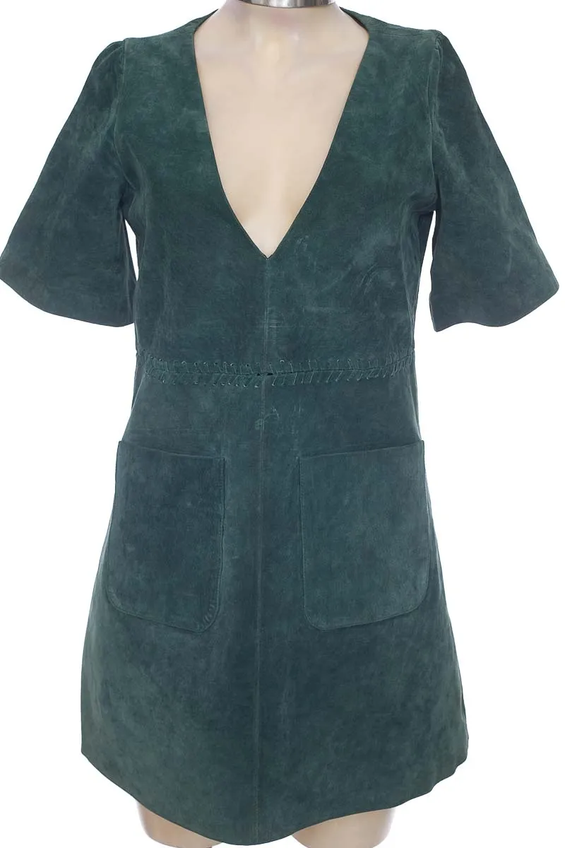VESTIDO / ENTERIZO COLOR VERDE  ZARA
