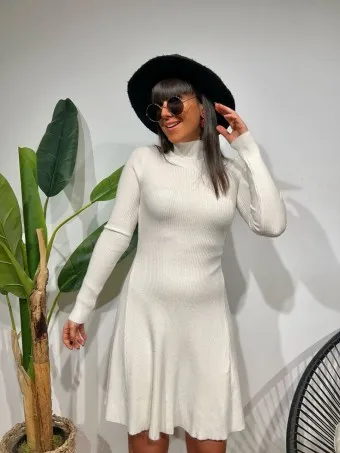 Vestido Punto Skater MYSORE Crudo