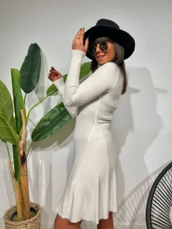 Vestido Punto Skater MYSORE Crudo