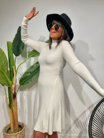 Vestido Punto Skater MYSORE Crudo