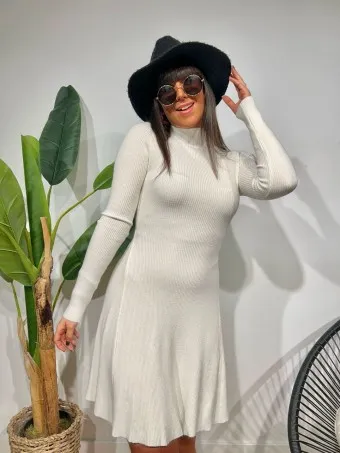 Vestido Punto Skater MYSORE Crudo
