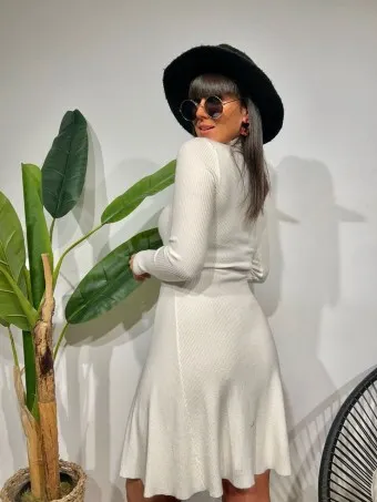 Vestido Punto Skater MYSORE Crudo