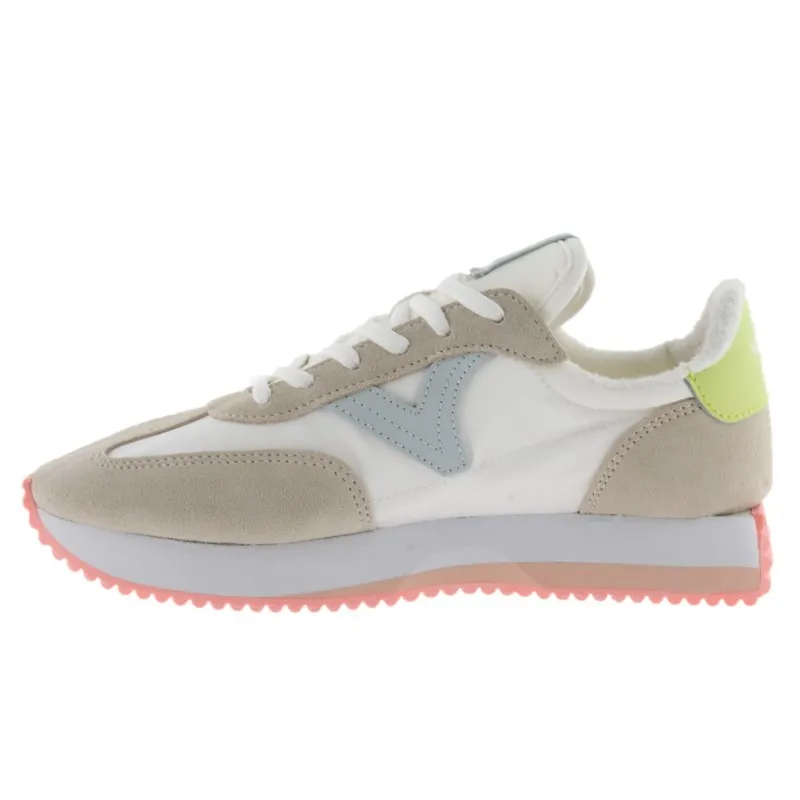 VICTORIA Cosmos 1134106 Beige Deportiva cordones mujer
