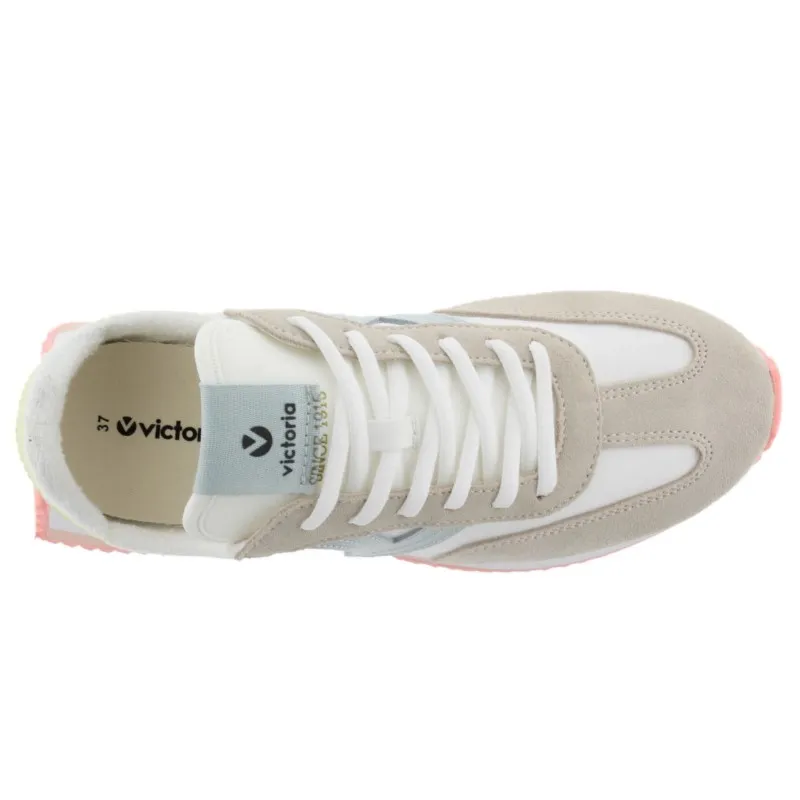 VICTORIA Cosmos 1134106 Beige Deportiva cordones mujer