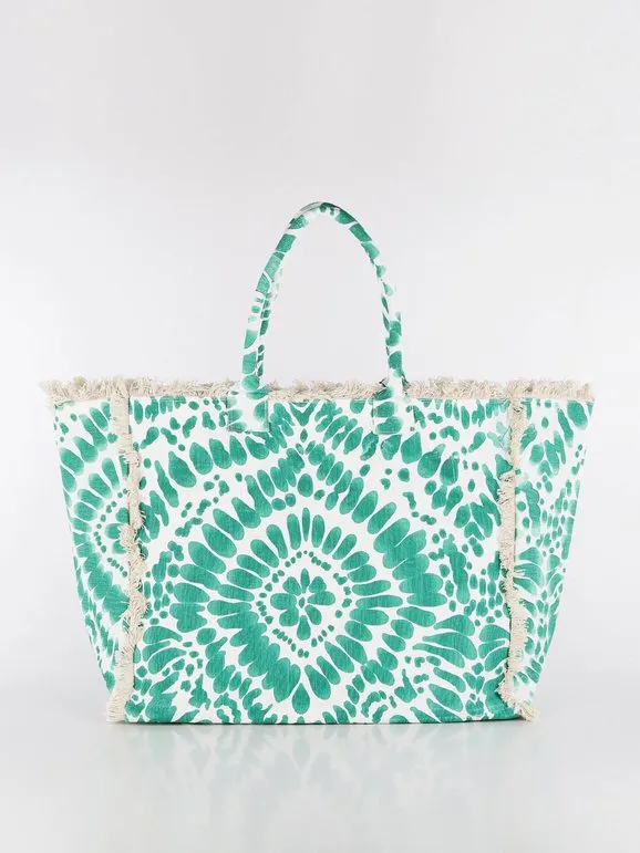 Vogue Bolso de playa con flecos