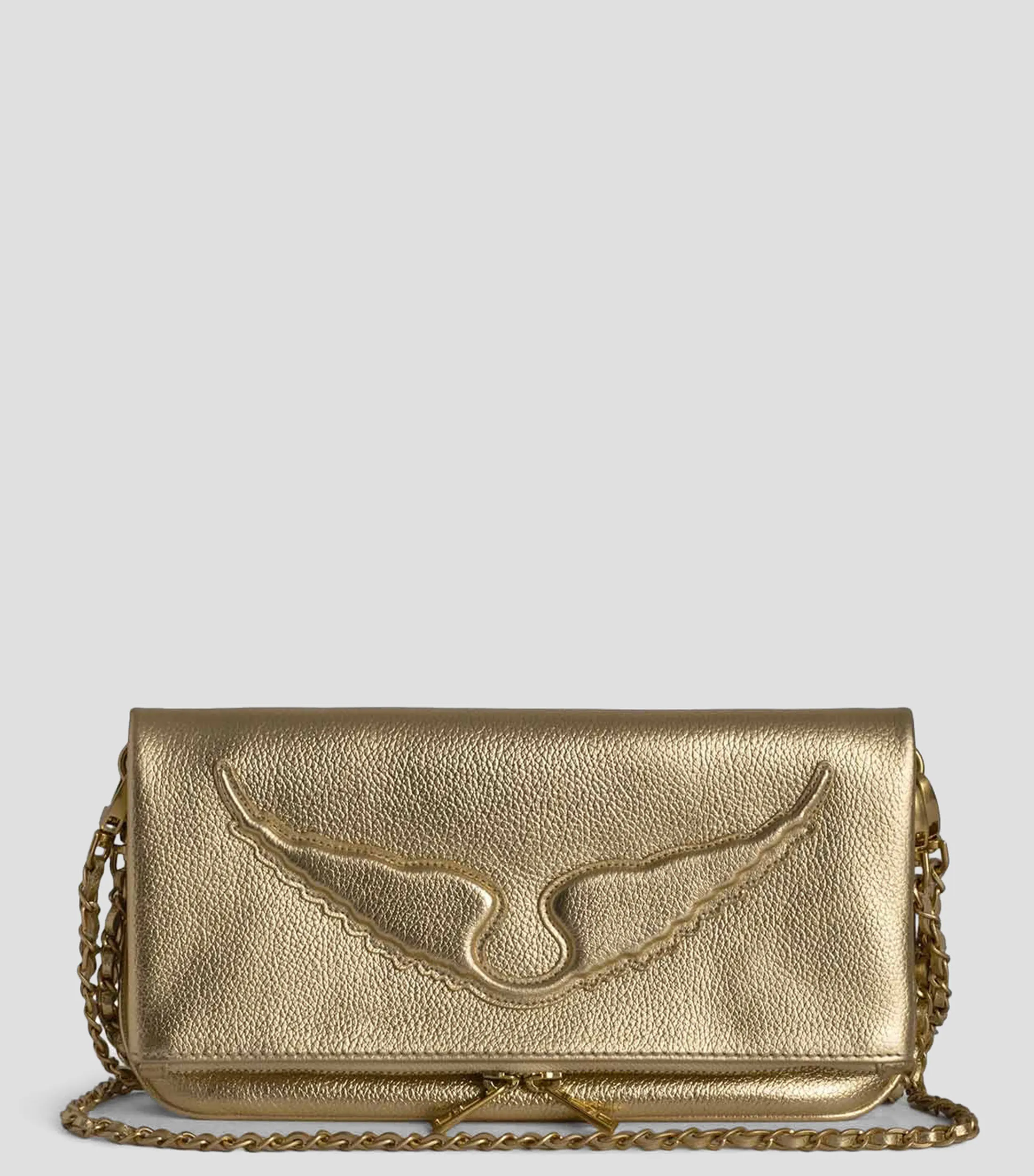 Zadig & Voltaire Bolso handbag en cuero de vaca liso Mujer