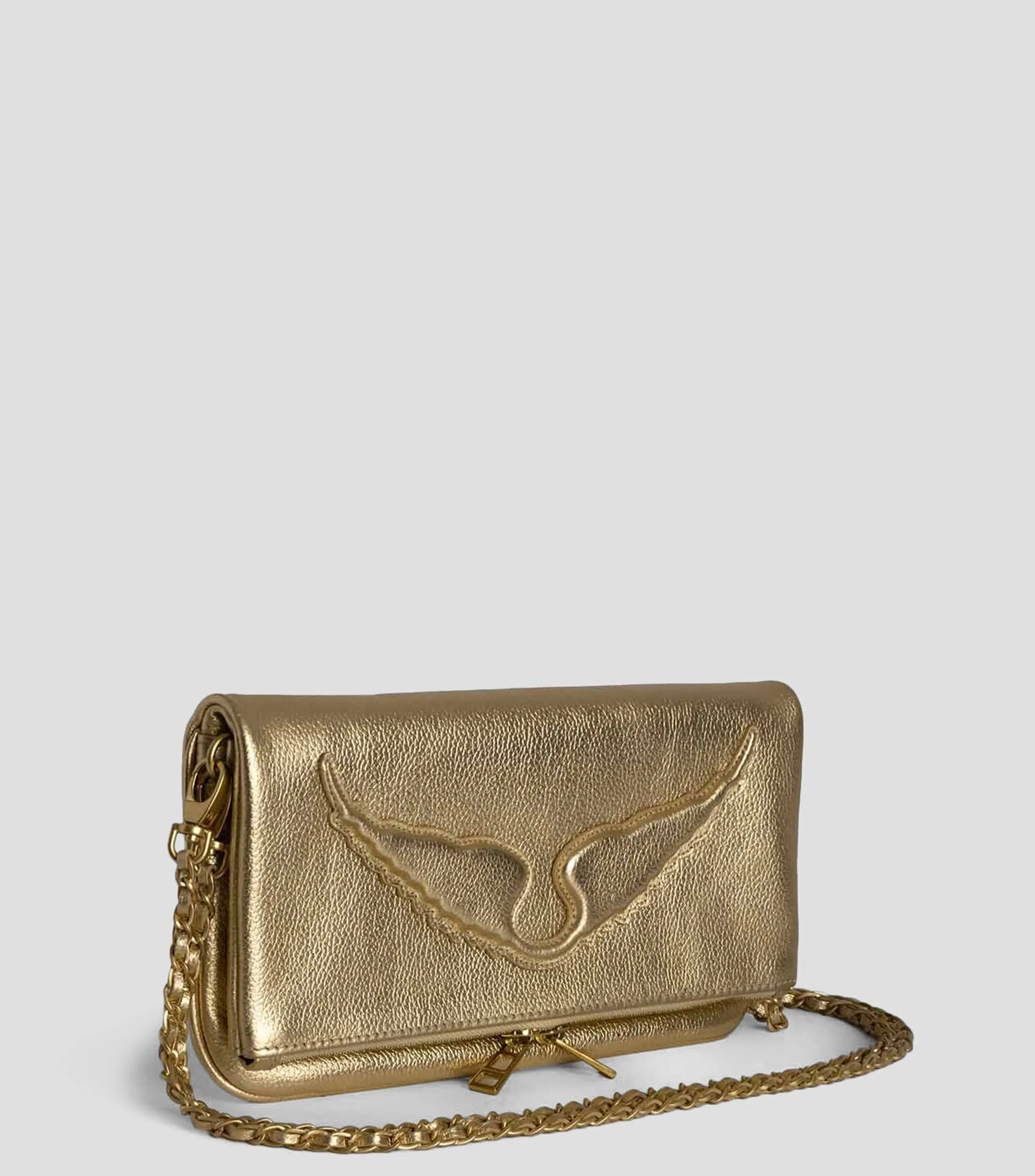 Zadig & Voltaire Bolso handbag en cuero de vaca liso Mujer