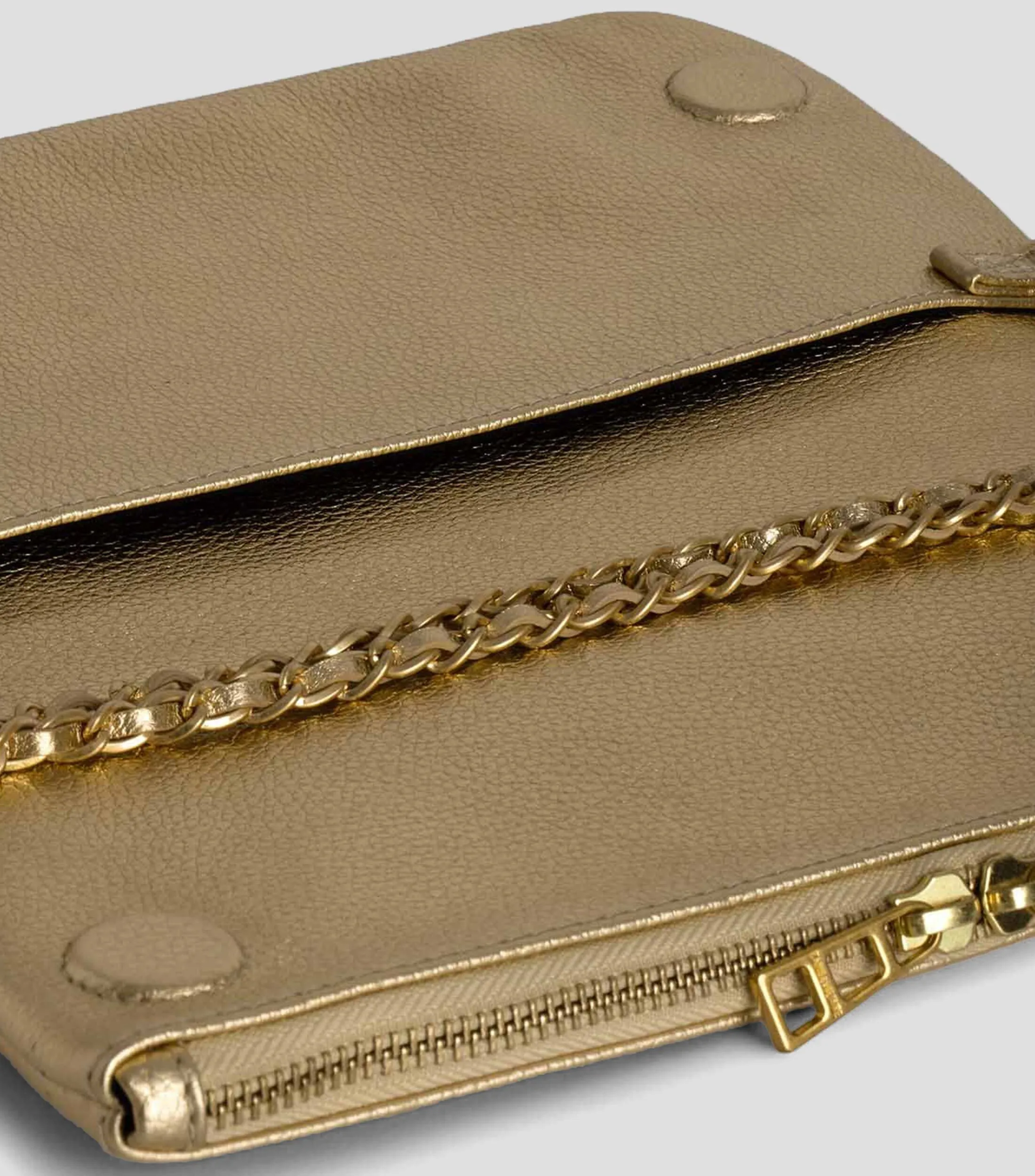 Zadig & Voltaire Bolso handbag en cuero de vaca liso Mujer